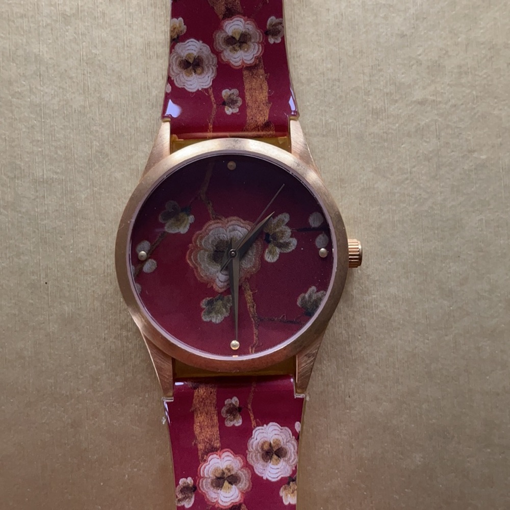 Metropolitan Museum of Art butterfly floral watch